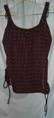 Sujetador Coco Reef Talla Tankini Rosa Lunares Cobertura Completa Top Talla 38D Foto 1 de 4