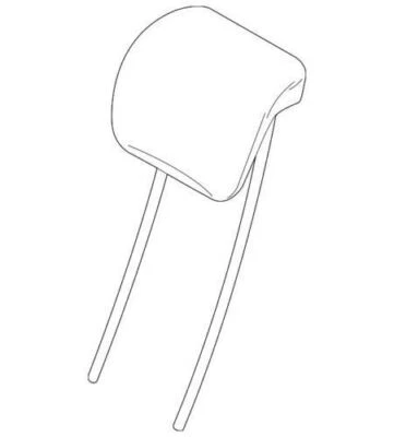 Conjunto de reposacabezas trasero genuino Ford Transit Connect 2014-2018 DT1Z-76611A08-EB Foto 1 de 2