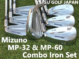 Mizuno MP-32 ＆ MP-60 Combo Iron Set 4-PW 7 Clubs DG S200 Japan Forged - Picture 1 of 16
