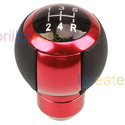 5 Speed Car Gear Shift Knob Manual Truck Universal Shifter Boot 01# Foto 1 de 4