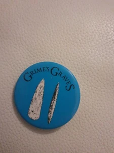 Grimes Graves Thetford Norfolk Vintage Badge - Picture 1 of 3