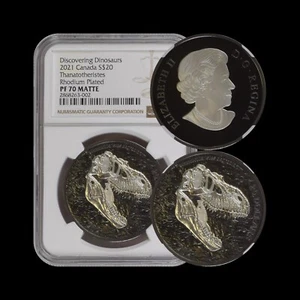 CANADA. 2021, 20 Dollars, Silver - NGC PF70 - Top Pop 🥇 Reaper of Death Fossil - Picture 1 of 5