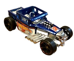Hot Wheels Bone Shaker Racecar 2 blau Diecast 1:64 Auto Spielzeug Sammlerstück Malaysia - Bild 1 von 15