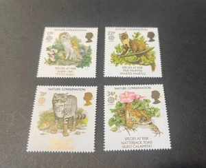 GB 1986 Europa Nature Conservation SG1320 - 1323 Complete Set Unmounted Mint MNH - Picture 1 of 2