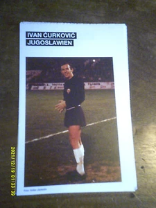 1988 FOOTBALL FICHE YVAN CURKOVIC SAINT ETIENNE BELGRADE - Imagen 1 de 1
