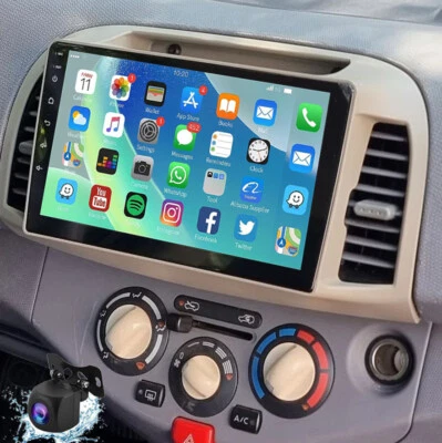 Für Nissan Micra 3 2002-2009 Android 13 Autoradio CarPlay GPS Navi WIFI + Kamera - Bild 1 von 4