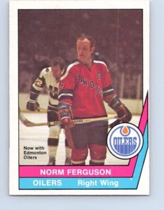 VINTAGE HOCKEY CARD OPC 1976-77 WHA EDMONTON OILERS NORM FERGUSON NO71 - Picture 1 of 2