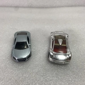 Matchbox Audi’s 2007 Silber R8 und 1995 Avus Quattro Chrom lose gebraucht - Bild 1 von 20