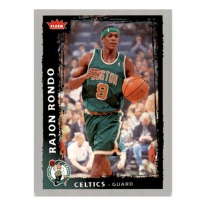 2008 Fleer #5 Rajon Rondo Boston Celtics Basketball Card