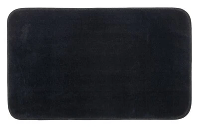 Gözze Badematte Badvorleger Badteppich Badläufer Polyester schwarz 60 x 100 cm - Bild 1 von 3