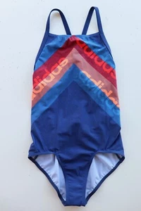 ADIDAS INFINITEX LINEAGE GRAPHIC SWIMSUIT SWIMWEAR DH2398 GIRLS M / 11-12 YEARS - Picture 1 of 12