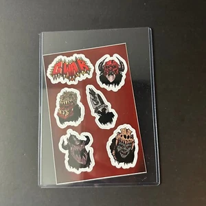 GWAR STICKER SHEET- The New Dark Ages - Picture 1 of 2