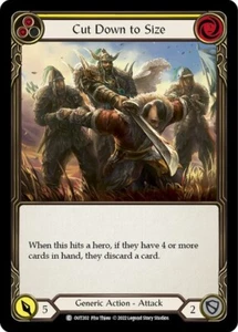 Cut Down to Size (Yellow) Outsiders Flesh and Blood TCG NM - Bild 1 von 1