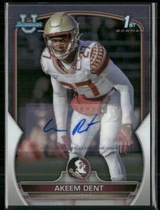 Akeem Dent 2022 Bowman U Chrome Chrome Prospect Auto #13 Auto - Picture 1 of 2