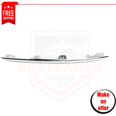 Nuevo parachoques delantero moldura lado conductor cromado para Mercedes-Benz C300 2015-2018 Foto 1 de 4