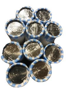2022 D Denver Jefferson Nickels Lot Of 5 Uncirculated Bank Rolls  Unsearched - Picture 1 of 3