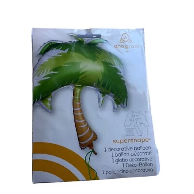 Анаграмма суперформа пальма дерево воздушный шар 33» декоративная вечеринка фольга джунгли Luau тема - Изображение 1 из 4