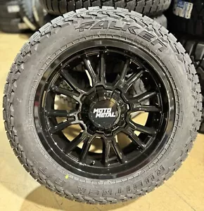 20x9 Moto Metal MO810 Black Wheels 32 Falken AT Tires 6x135 Ford F150 Expedition - Picture 1 of 5