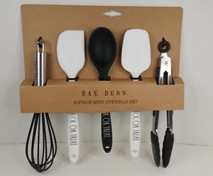 Rae Dunn Halloween Küchenutensilien weiß schwarz Mini Set - Bild 1 von 5