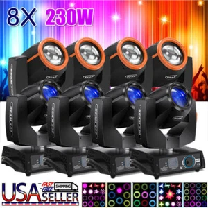 230W Moving Head Stage Light RGBW Gobo LED DMX Beam Club Disco DJ Bar Lighting - Picture 1 of 20