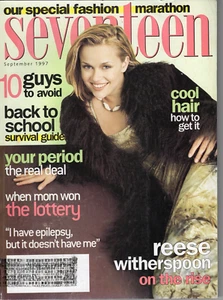 Reese Witherspoon September 1997 SEVENTEEN Magazine ON THE RISE CUT PAGES - Picture 1 of 1