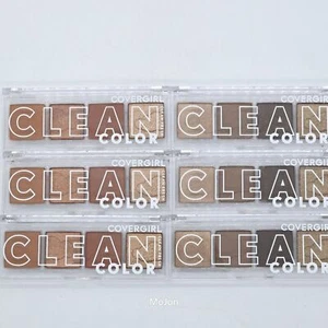 Lot Of 6 Covergirl Clean Color Eyeshadow Quad Spiced Copper & Golden Toffee #4 - Picture 1 of 5