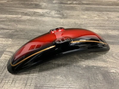 Llanta delantera Yamaha XV700 XV750 XV1100 700 750 1100 Virago guardabarros rojo negro Foto 1 de 4