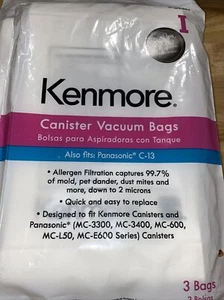 2pack Bags Panasonic Type C-13 Canister Vacuum Cleaner DVC (6 Bags) - Picture 1 of 6