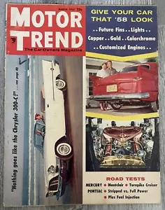 March 1957 MOTOR TREND ~ Pontiac Super Chief Catalina, Mercury Montclair TESTS - Picture 1 of 8