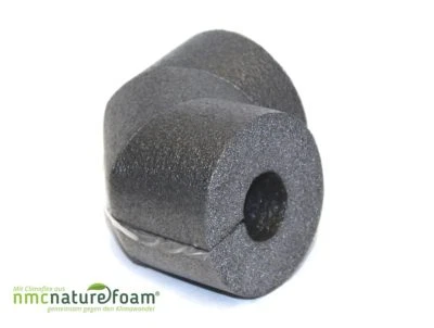 Rohrisolierung PE  Bogen / Winkel 90° | 25mm Isolierstärke selbstklebend - Bild 1 von 4