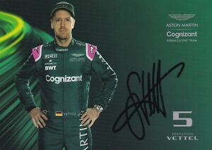 Autogrammkarte Sebastian Vettel - FORMEL 1 - Deutschland 
