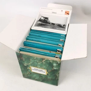 Vintage RAF Military Photographs Collectors Club Cards in Storage Box 80s B&W - Picture 1 of 15