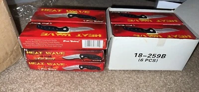 12Frost knife Heat Wave 4.5" closed linerlock,1/3 serrated Stainless Steel blade - Image 1 of 4