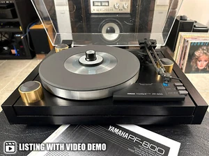 Yamaha PF-800 Audiophile Stereo Turntable Gold Edition Tested + 30-Day Guarantee - Picture 1 of 17
