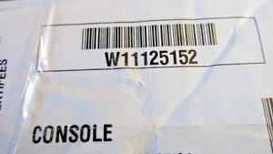 Whirlpool Washing Machine / Cabrio - CONSOLE - W11125152 - NEW! Open box - Picture 1 of 10