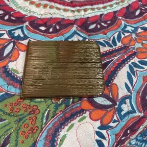 Vintage Gold Metal Money Clip - Picture 1 of 3