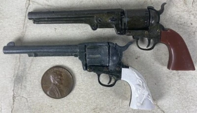 2 Vintage 1960's-80's Miniature Western Revolver Pistols - Image 1 of 2