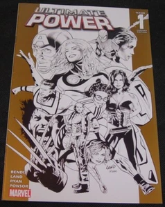Ultimate Power 1,Black and White Variant Edition,Bendis, Land,2006 Marvel Comics - Picture 1 of 2