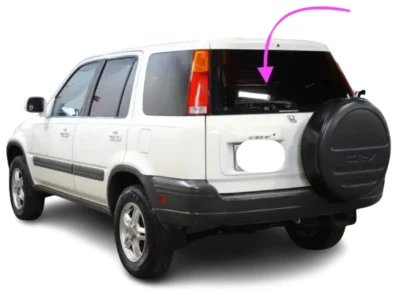 Fits:1997-2001 Honda CR-V Rear Window, Back Glass Heated Dark/Privacy Tinted - Image 1 of 4