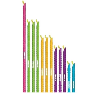 Bag Clips. 12pc Durable Food Clip Set for Kitchen Storage. Reusable Chip Bag - Picture 1 of 5