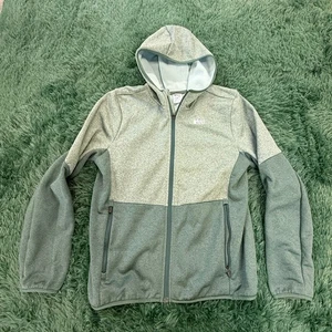 REI Green Full Zip YOUTH Hoodie Sweatshirt Wandern Skifahren Snowboarden XL - Bild 1 von 9