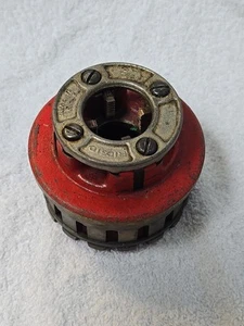 Cabezal de troquel roscador de tubería Ridgid 3/4", hecho en EE. UU., usado - Imagen 1 de 3