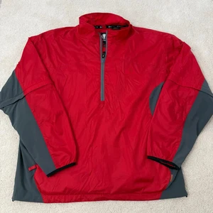 Sunice Weather XL Red Golf Pullover Jacket Lightweight Breathable Mens Outerwear - Picture 1 of 12