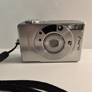 Canon ELPH 2 Point & Shoot APS Film Camera - Battery Cover Missing - For Parts - Picture 1 of 5