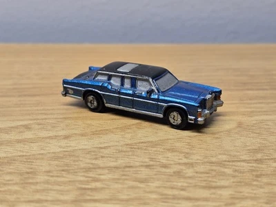1982 Micro Machines Lincoln Continental Blue Toy Limousine - Image 1 of 4