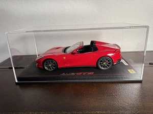 BBR Models 1:18 2019 Ferrari 812 GTS Rosso Corsa 322 Nero INTC Limited #099/199 - Imagen 1 de 10