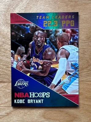 Kobe Bryant  2015-16 Panini NBA Hoops Team Leaders #18 Lakers Mamba - Image 1 of 4