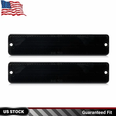 2PCS Smoked Lens Amber LED Side Marker Lights For 1984-1991 Jeep Grand Wagoneer - Image 1 of 4