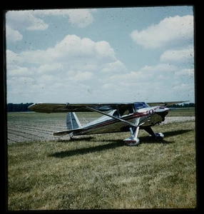 Luscombe airplane Blufton Dawn Patrol - 1955 Stereo Realist 3D Slide #1985 - Picture 1 of 3