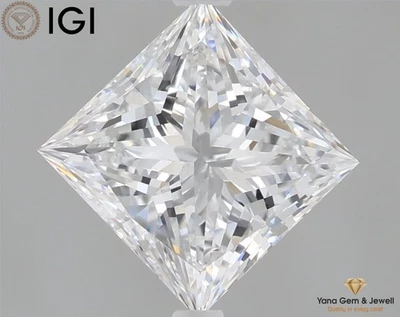 2.00 CT. IGI Certified CVD Lab Grown Princess Shape Diamond VS1 Clarity D Color - Image 1 of 4